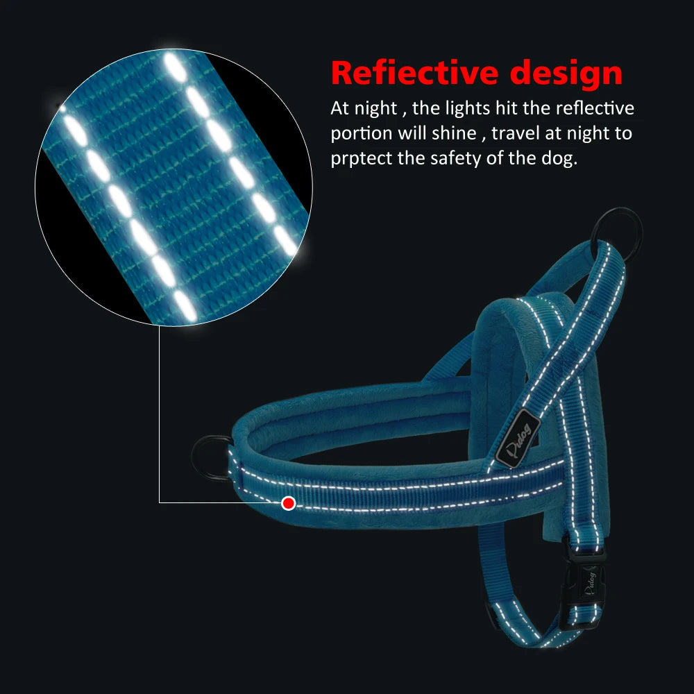 No-Pull Dog Harness | Reflective & Adjustable | S/M/L