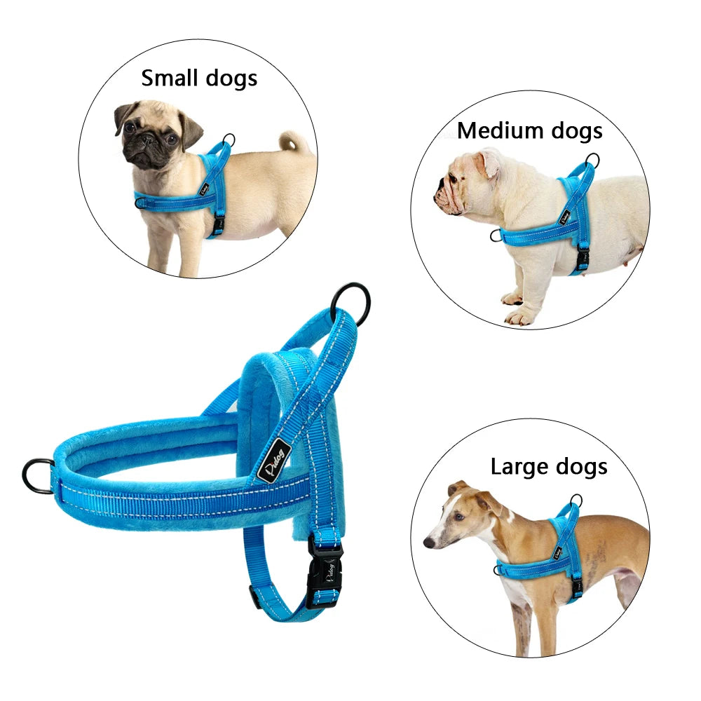 No-Pull Dog Harness | Reflective & Adjustable | S/M/L