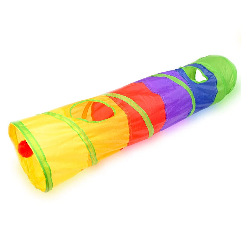 Collapsible Cat Tunnel Toy | Interactive Play Tube