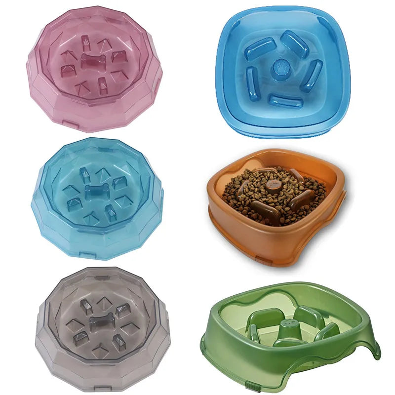 Slow Feeder Dog & Cat Bowl | Anti-Choke Puzzle Feeder