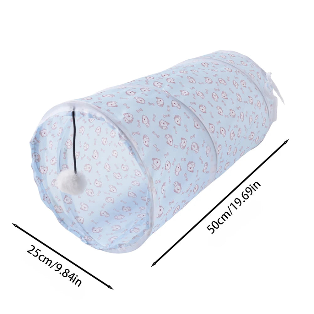 Collapsible Cat Tunnel Toy | Interactive Play Tube