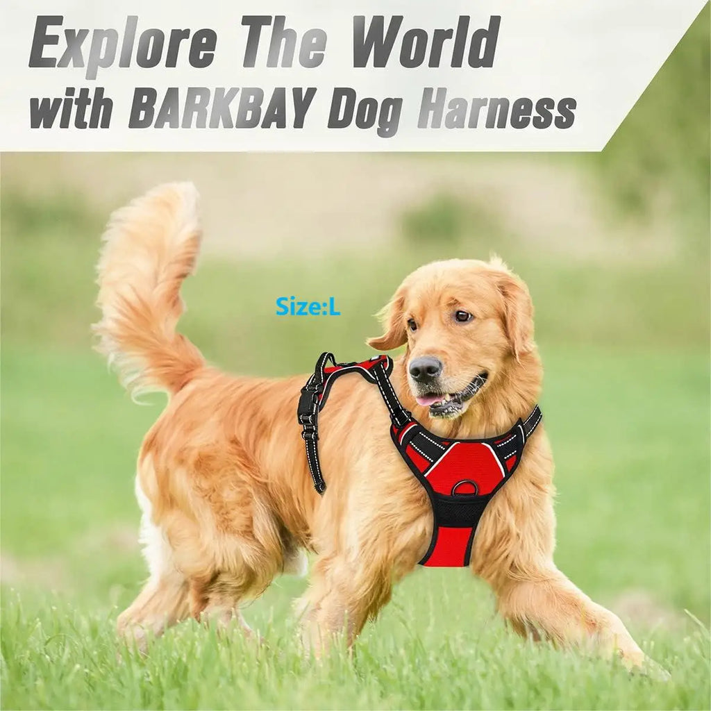 No-Pull Dog Harness — Reflective & Adjustable for All Sizes