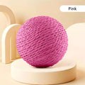 Sisal Cat Scratching Ball — Interactive Toy for Kittens & Cats