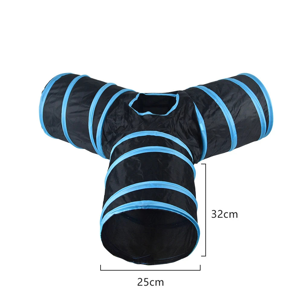 Collapsible Cat Tunnel Toy | Interactive Play Tube