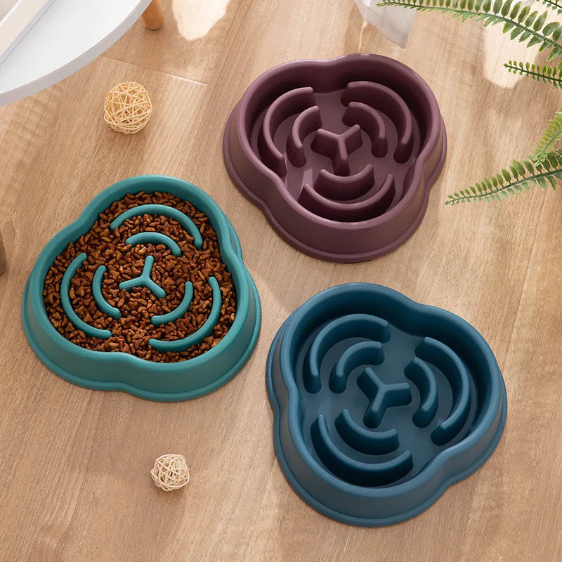 Slow Feeder Dog & Cat Bowl | Anti-Choke Puzzle Feeder