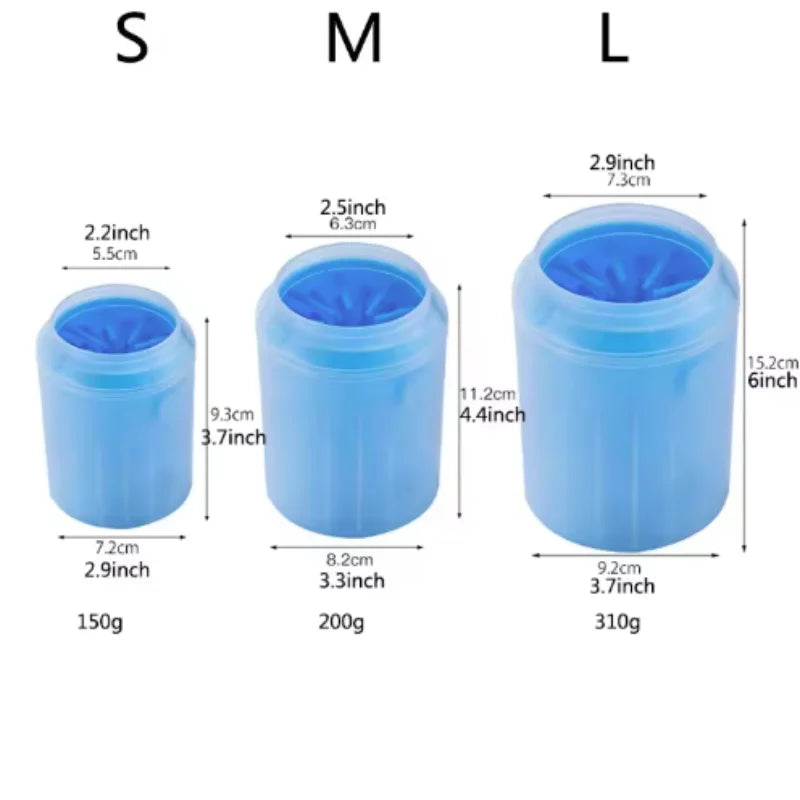 Dog Paw Cleaner Cup — Portable Soft Silicone Washer