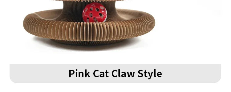 Organ Cat Scratching Board — Foldable Interactive Toy with Bell for Kittens & Cats