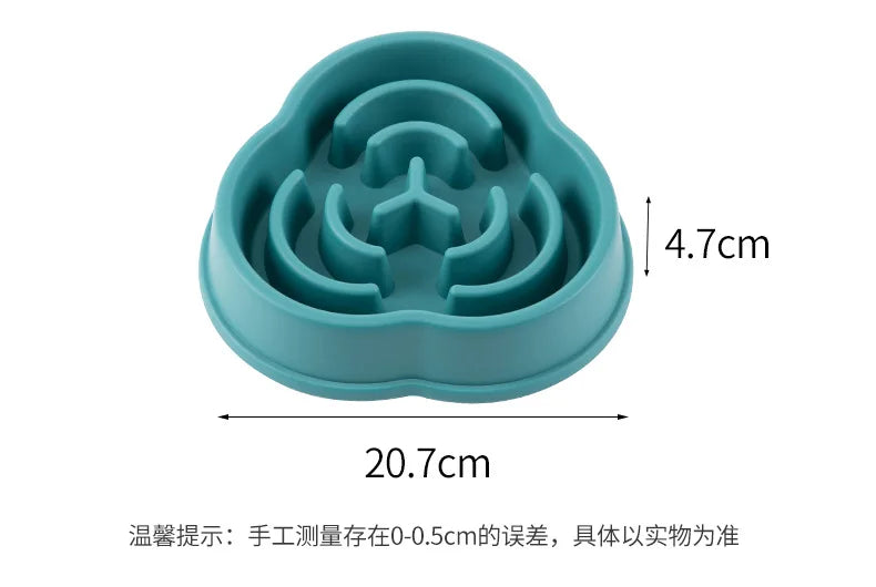 Slow Feeder Dog & Cat Bowl | Anti-Choke Puzzle Feeder