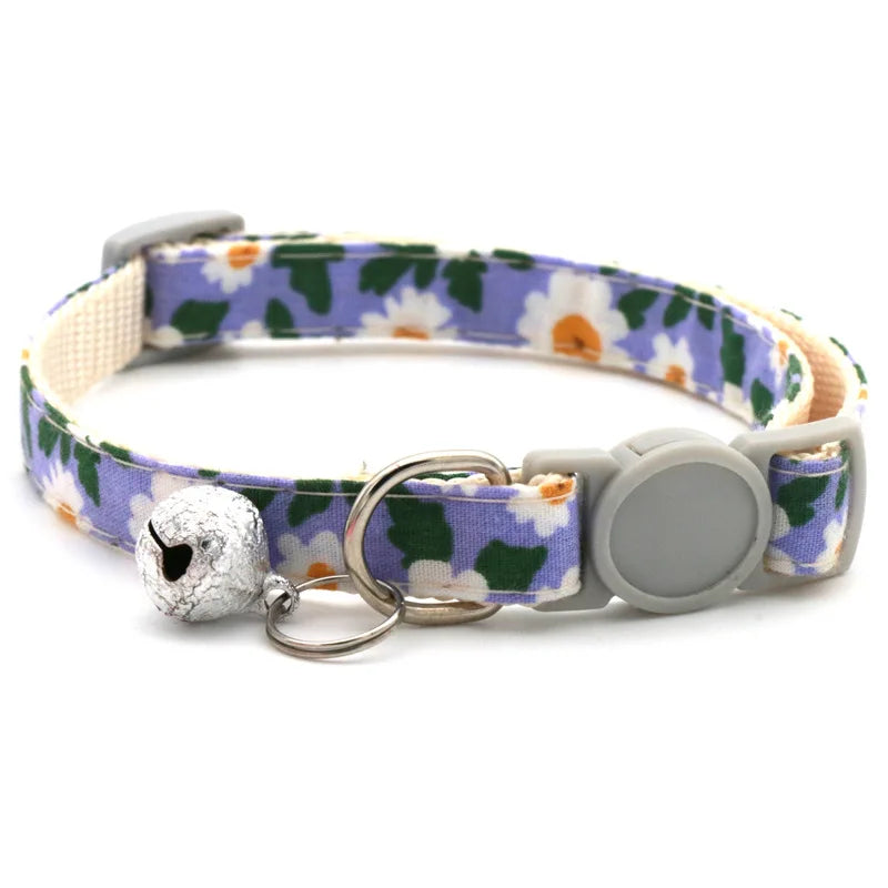 Floral Dog Bandana | Adjustable Neck Scarf for Dogs & Cats
