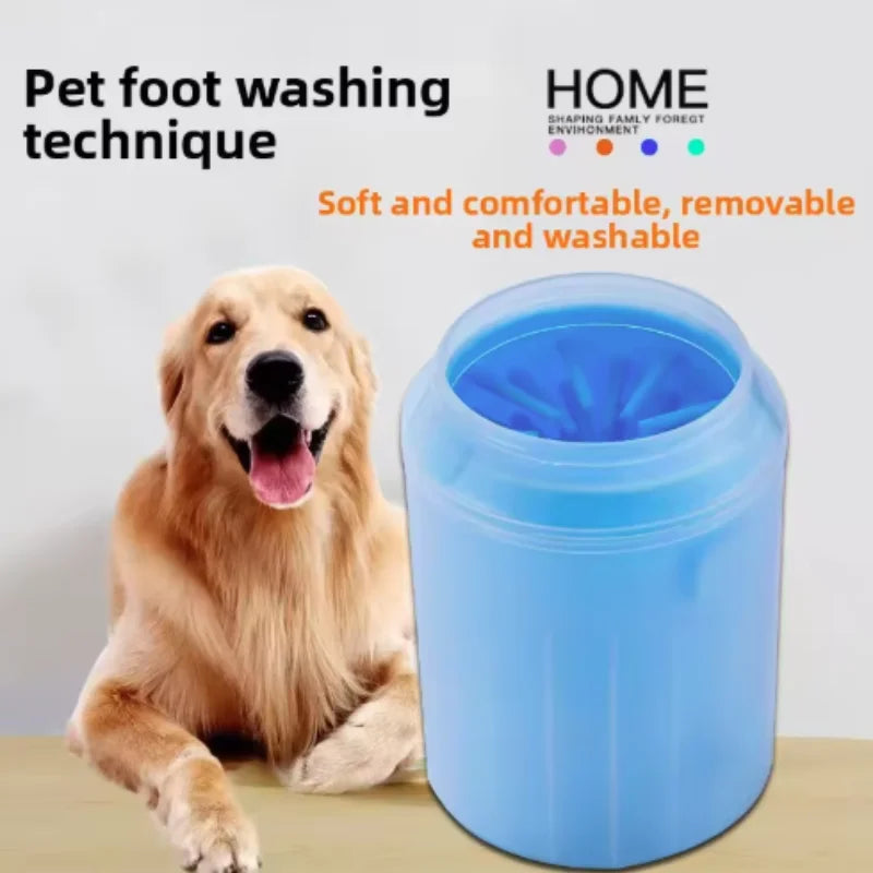 Dog Paw Cleaner Cup — Portable Soft Silicone Washer