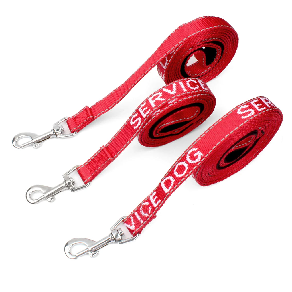 Red Dog Leash for Small & Medium Dogs — Outdoor Walking & Running