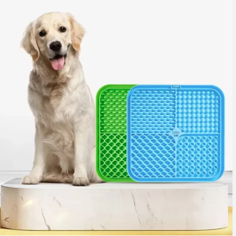 Dog Lick Mat — Slow Feeder Silicone Pad for Dogs & Cats