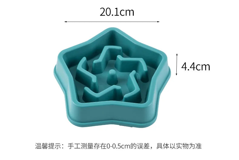Slow Feeder Dog & Cat Bowl | Anti-Choke Puzzle Feeder