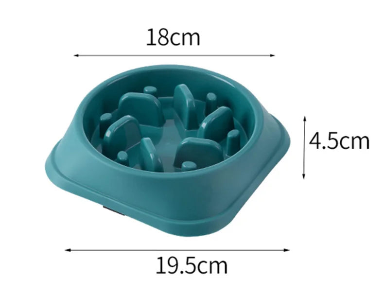 Slow Feeder Dog & Cat Bowl | Anti-Choke Puzzle Feeder