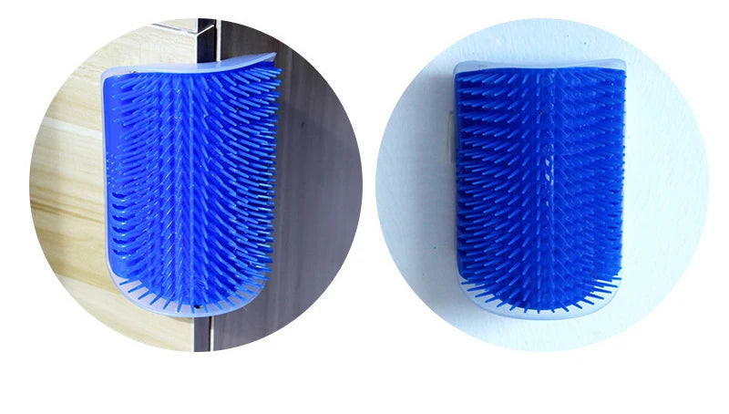 Cat Self Groomer Corner Brush | Massage & Hair Removal