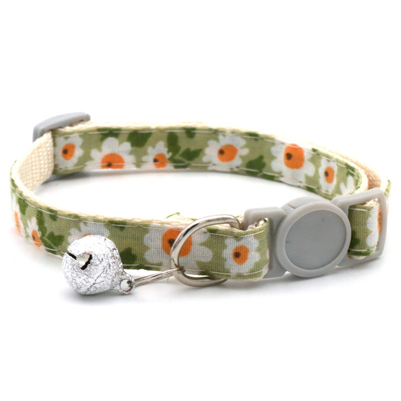 Floral Dog Bandana | Adjustable Neck Scarf for Dogs & Cats