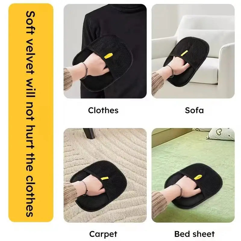 Pet Hair Remover Glove — Reusable Electrostatic Lint Brush for Dogs & Cats