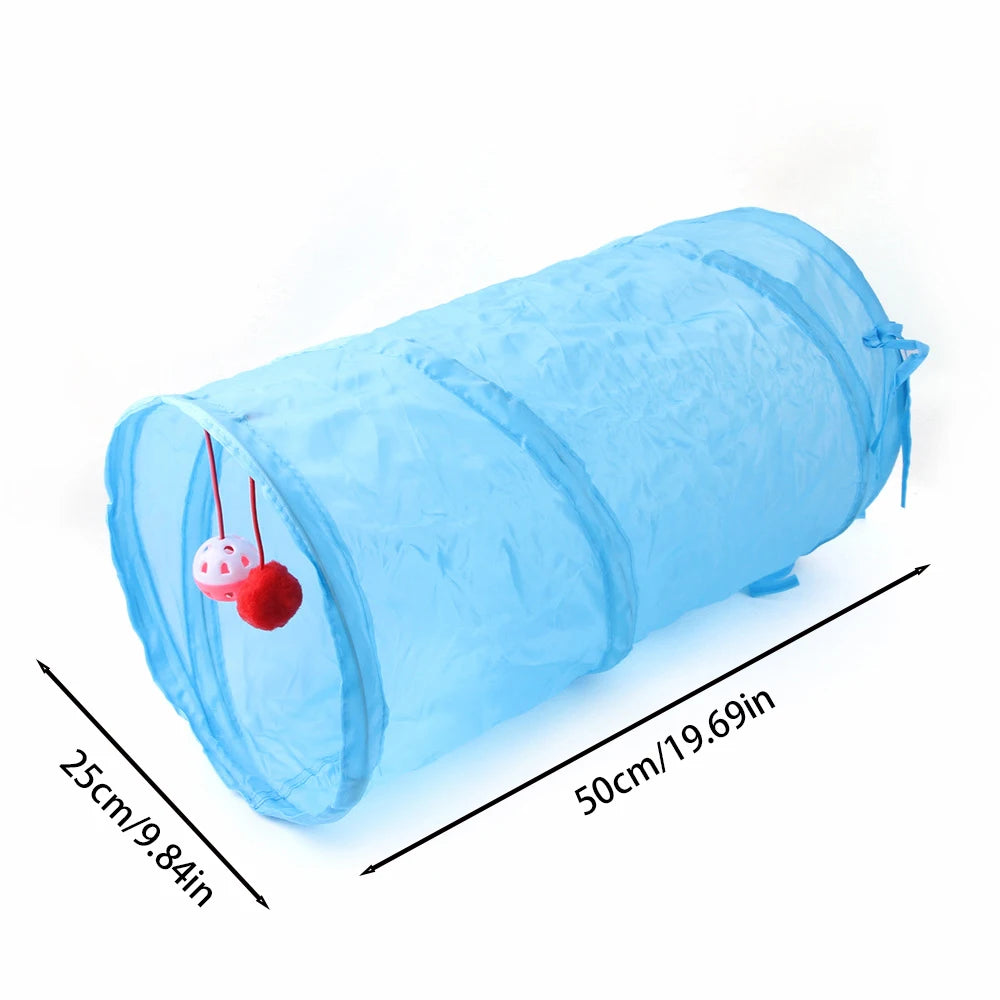 Collapsible Cat Tunnel Toy | Interactive Play Tube