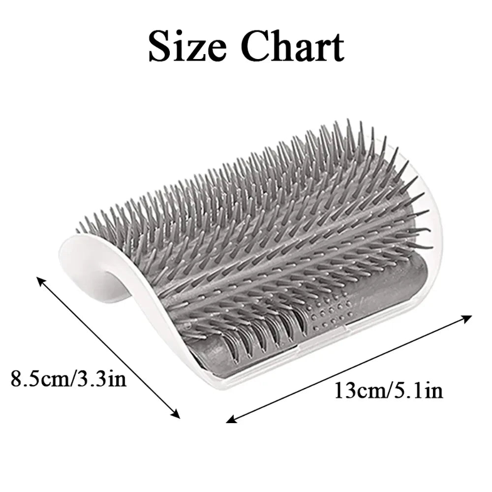Cat Self Groomer Corner Brush | Massage & Hair Removal