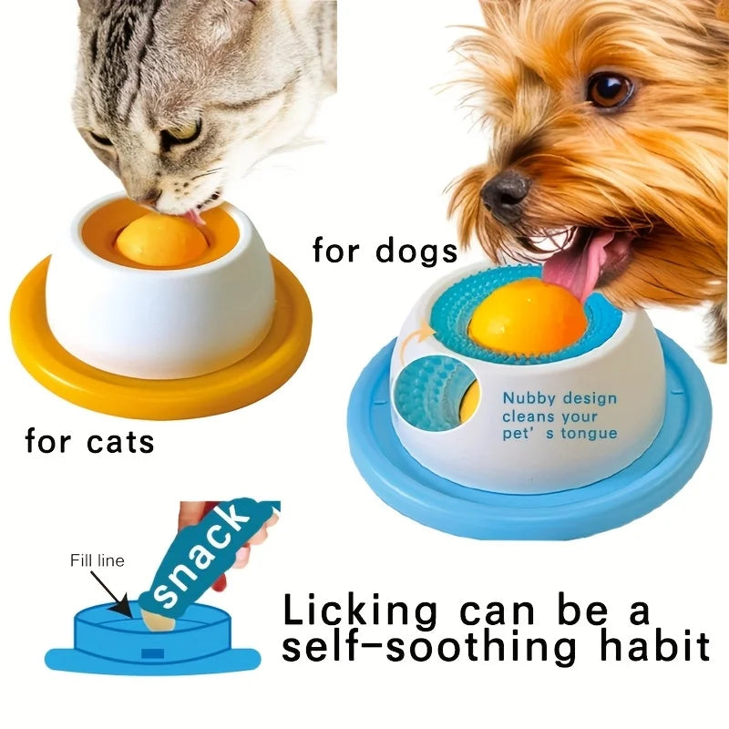 Pet Lick Bowl — Interactive Slow Feeder for Dogs & Cats