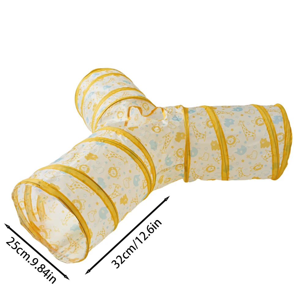 Collapsible Cat Tunnel Toy | Interactive Play Tube