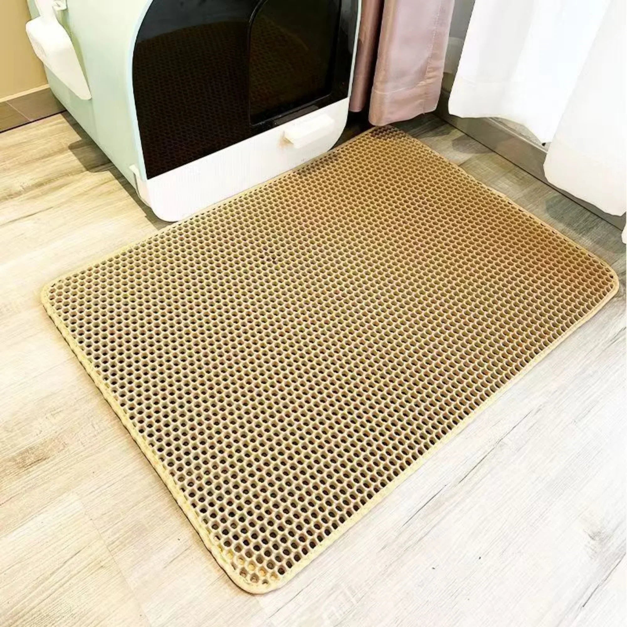 Premium Large Cat Litter Mat — 90x60CM Waterproof Double Layer
