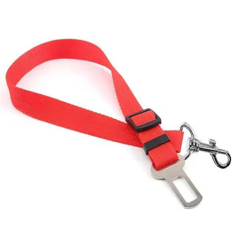 Dog Car Seat Belt Safety Harness — Adjustable Travel Restraint for Pets
