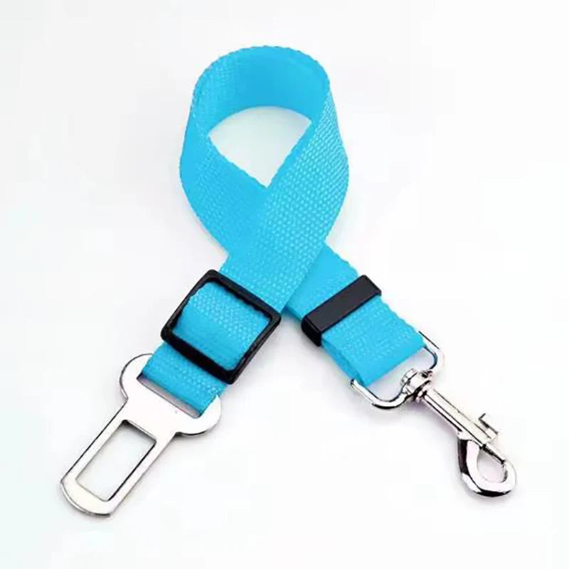 Dog Car Seat Belt Safety Harness — Adjustable Travel Restraint for Pets