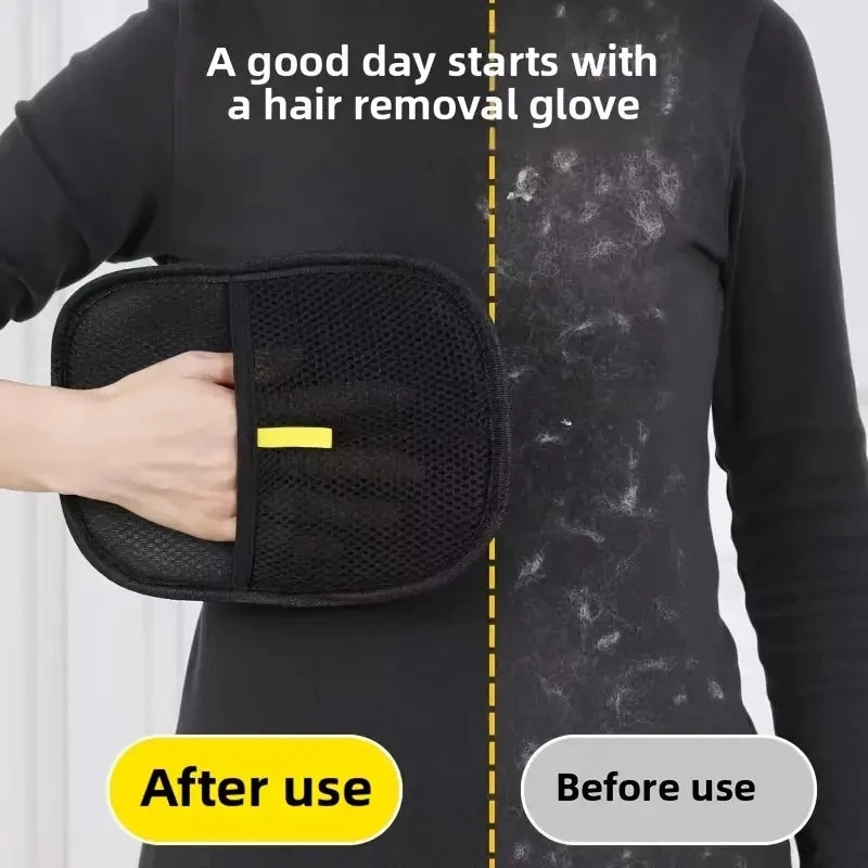 Pet Hair Remover Glove — Reusable Electrostatic Lint Brush for Dogs & Cats