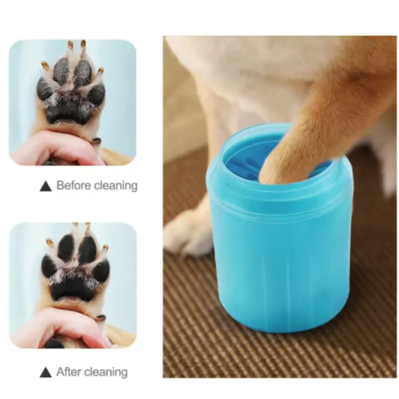 Dog Paw Cleaner Cup — Portable Soft Silicone Washer