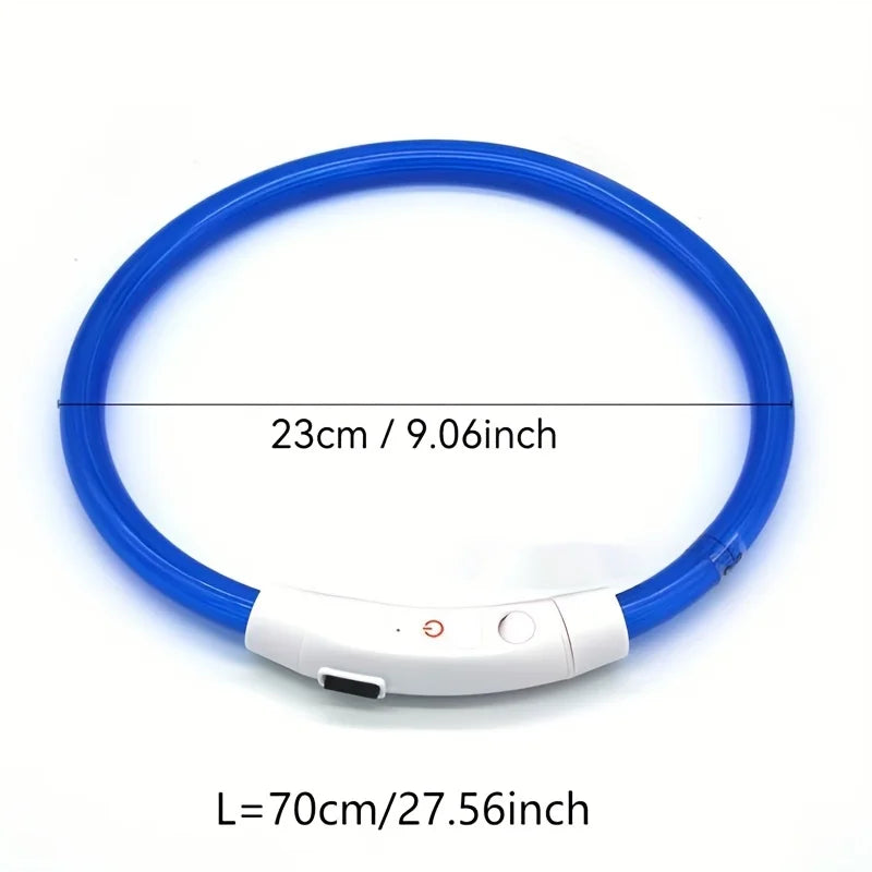 LED Dog Collar | USB Rechargeable | Safe Night Walks