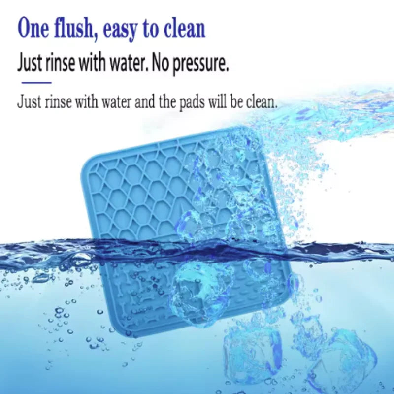 Dog Lick Mat — Slow Feeder Silicone Pad for Dogs & Cats
