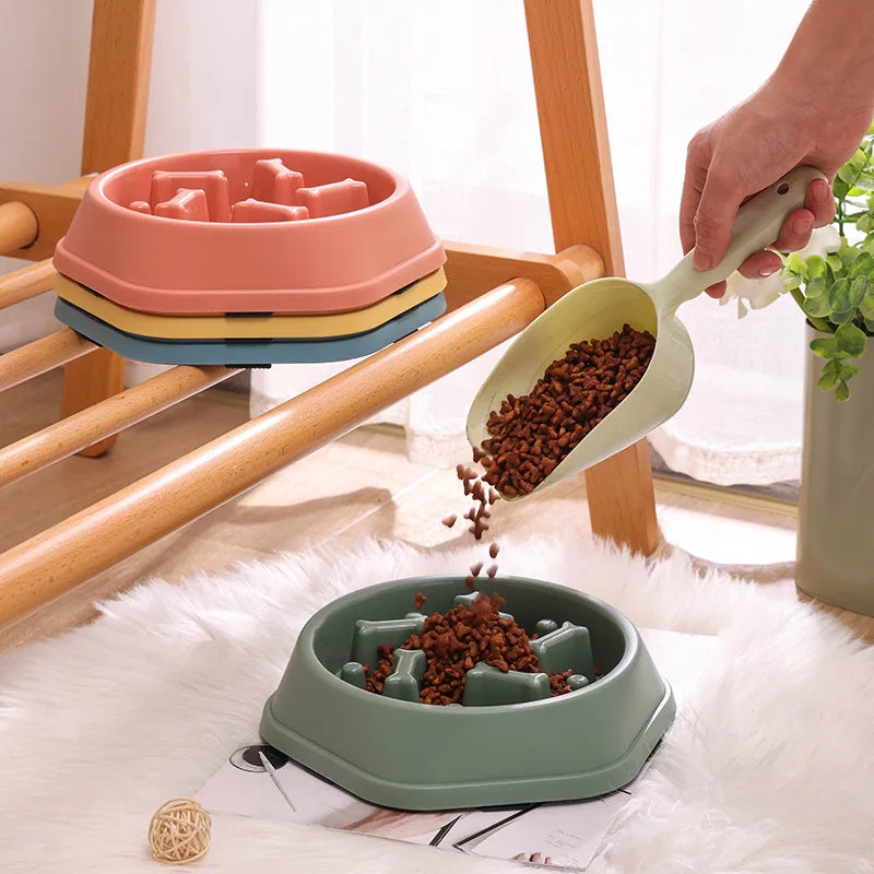 Slow Feeder Dog & Cat Bowl | Anti-Choke Puzzle Feeder