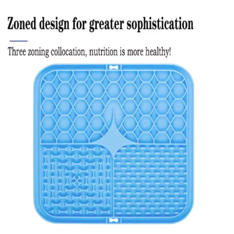Dog Lick Mat — Slow Feeder Silicone Pad for Dogs & Cats