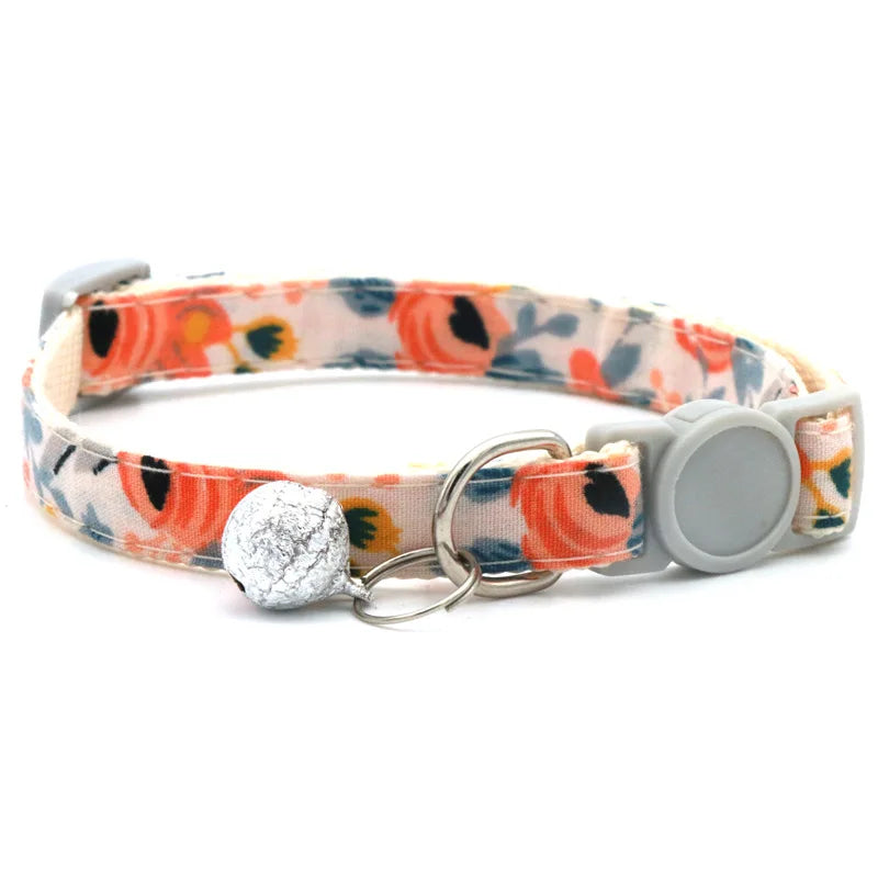 Floral Dog Bandana | Adjustable Neck Scarf for Dogs & Cats