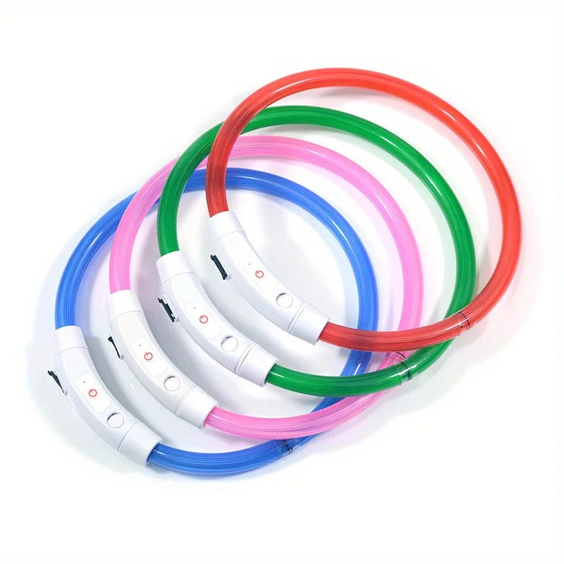 LED Dog Collar | USB Rechargeable | Safe Night Walks
