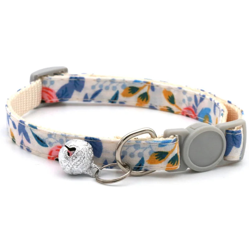 Floral Dog Bandana | Adjustable Neck Scarf for Dogs & Cats