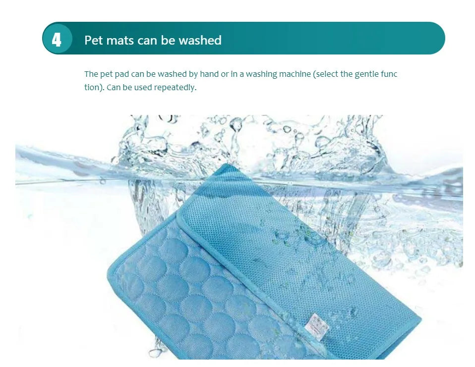 Dog Cooling Mat — Self-Cooling Pad for Dogs & Cats