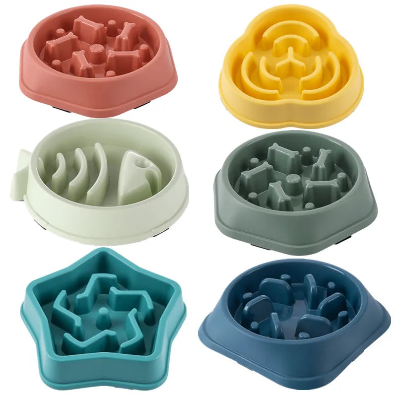 Slow Feeder Dog & Cat Bowl | Anti-Choke Puzzle Feeder