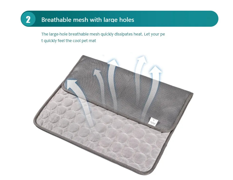 Dog Cooling Mat — Self-Cooling Pad for Dogs & Cats