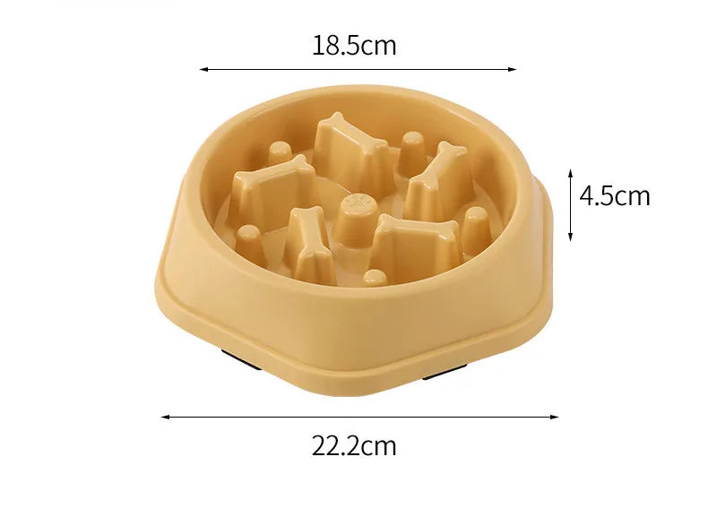Slow Feeder Dog & Cat Bowl | Anti-Choke Puzzle Feeder