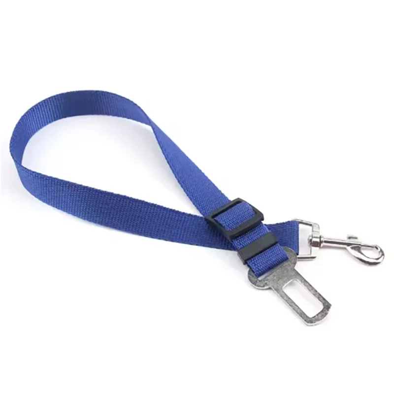 Dog Car Seat Belt Safety Harness — Adjustable Travel Restraint for Pets
