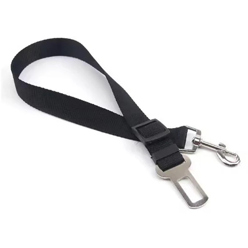 Dog Car Seat Belt Safety Harness — Adjustable Travel Restraint for Pets
