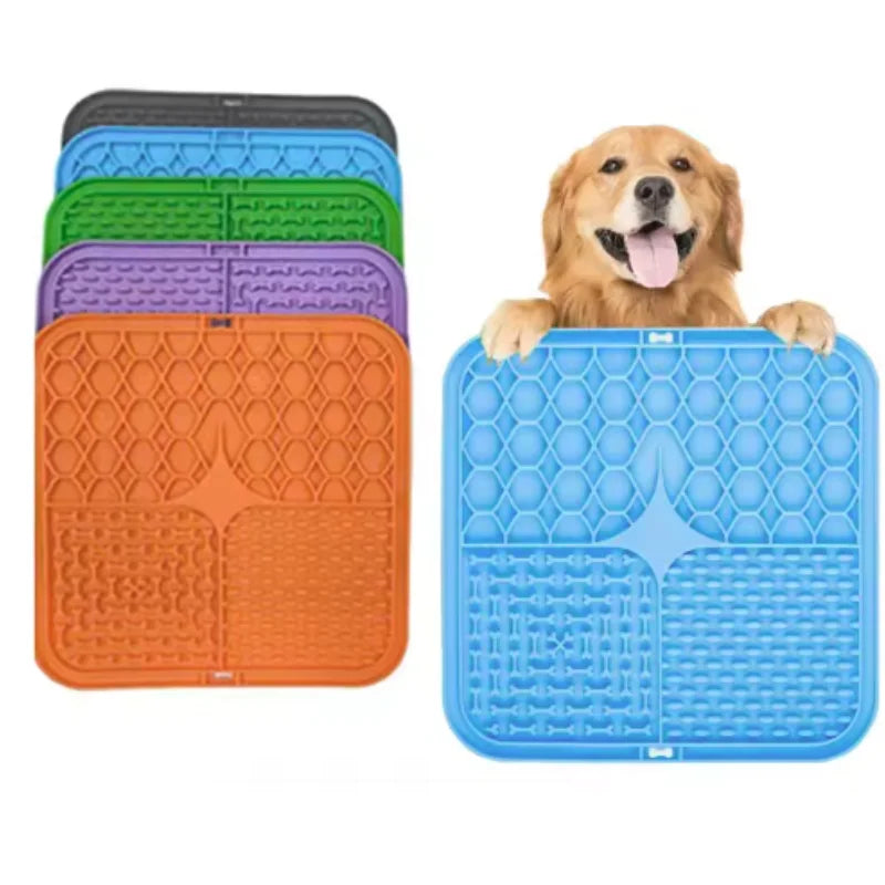 Dog Lick Mat — Slow Feeder Silicone Pad for Dogs & Cats
