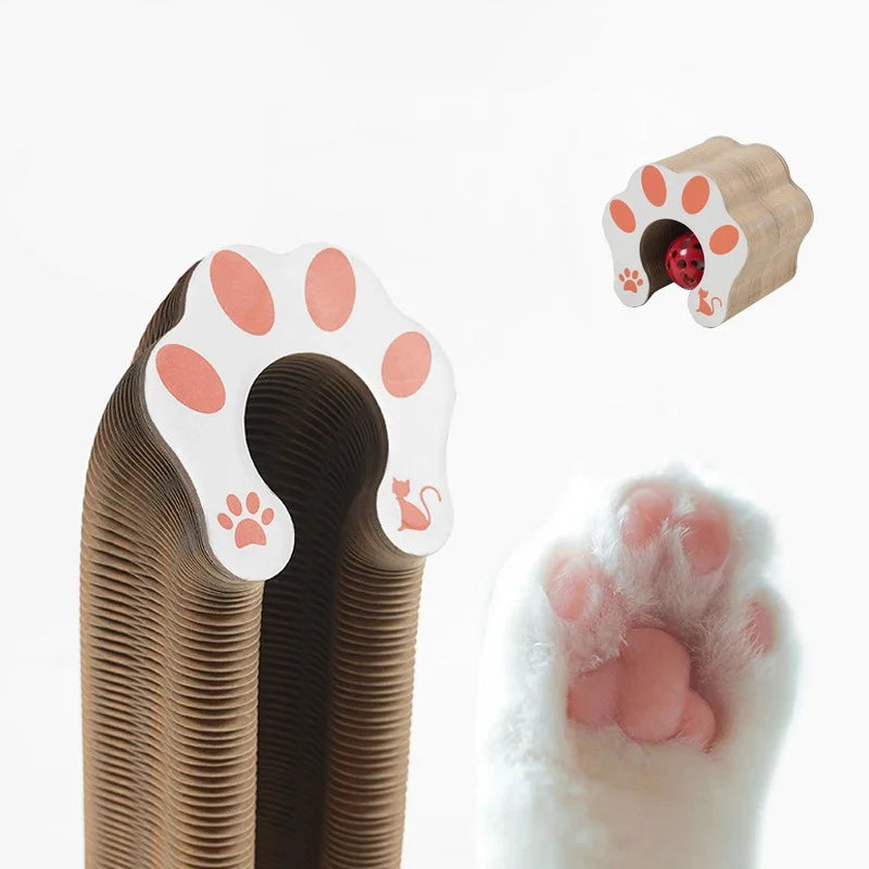 Organ Cat Scratching Board — Foldable Interactive Toy with Bell for Kittens & Cats