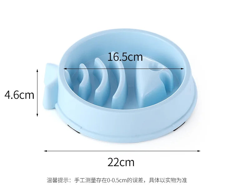 Slow Feeder Dog & Cat Bowl | Anti-Choke Puzzle Feeder