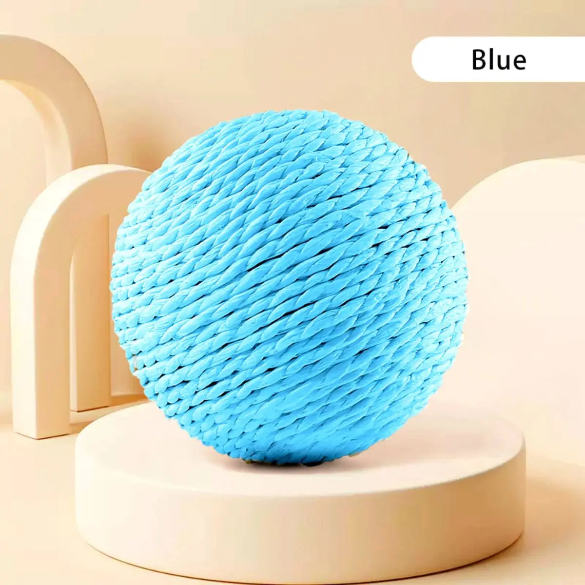 Sisal Cat Scratching Ball — Interactive Toy for Kittens & Cats