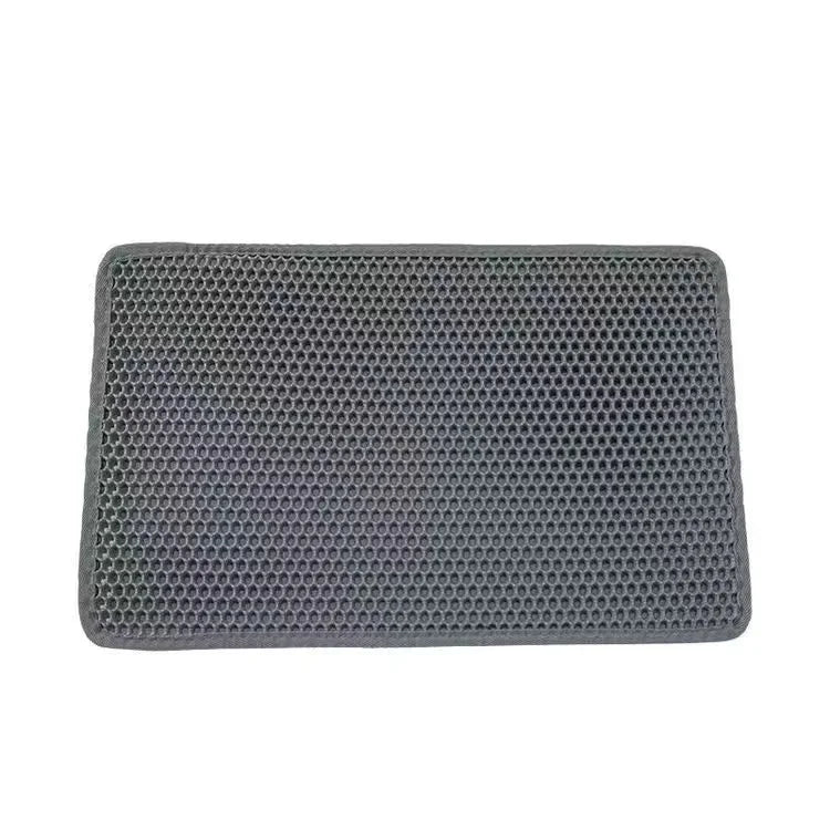 Double Layer Cat Litter Mat — Waterproof & Non-Slip for Litter Box