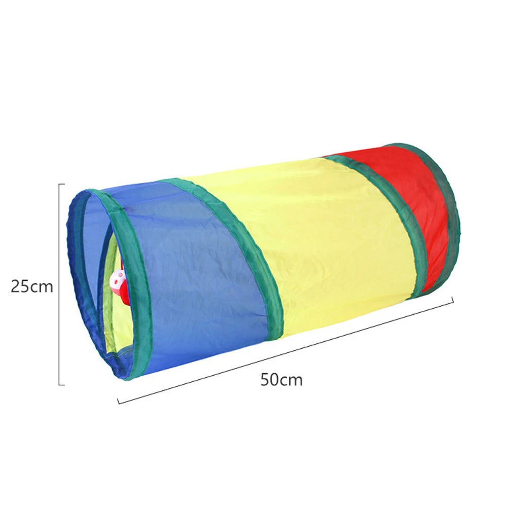 Collapsible Cat Tunnel Toy | Interactive Play Tube