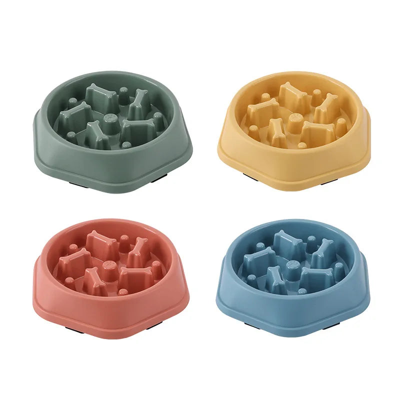 Slow Feeder Dog & Cat Bowl | Anti-Choke Puzzle Feeder